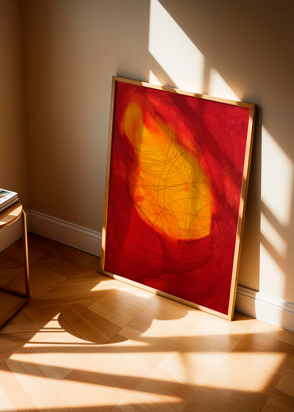 Quadro astratto rosso e giallo – Product2