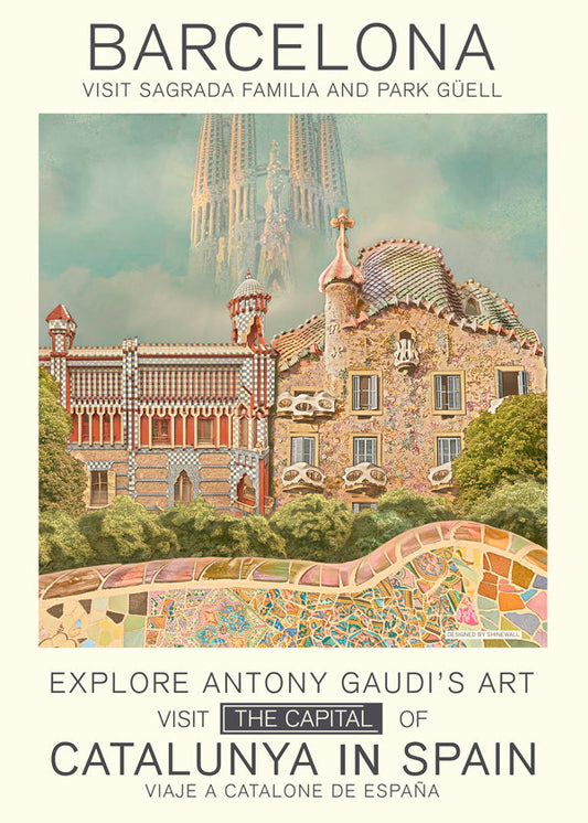 Barcelona print - Dionisis Gemos 