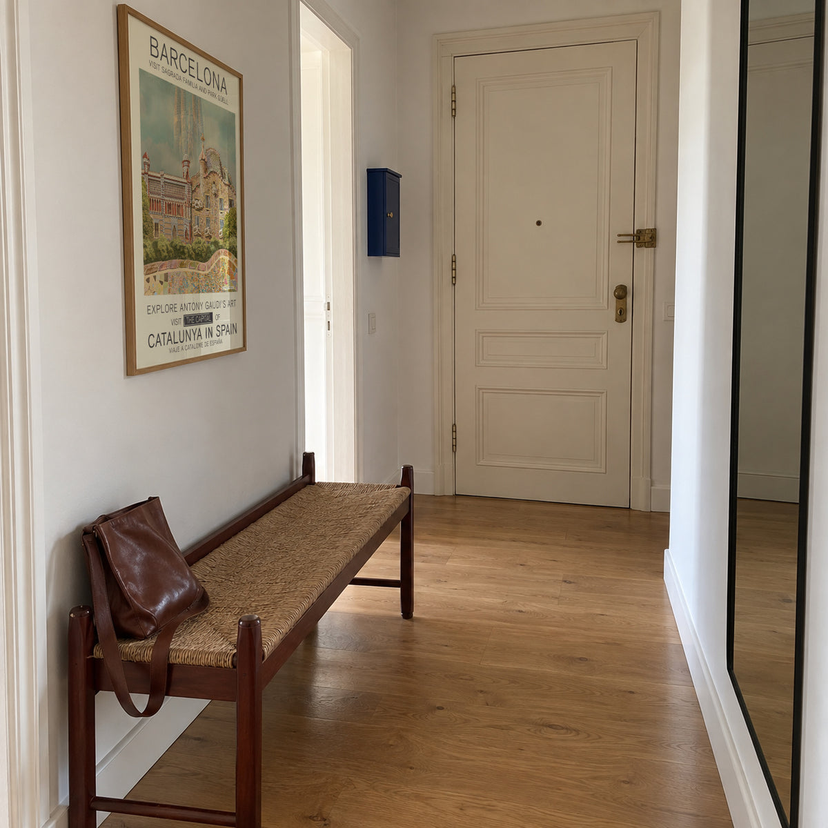 Barcelona print - Framed poster in an interior