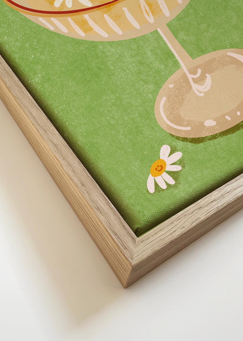 Hi - Framed canvas detail