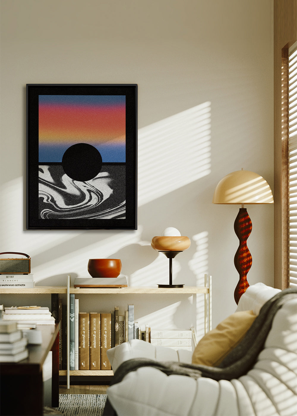 Black Worm Hole Gradient - Amy Louise Baker