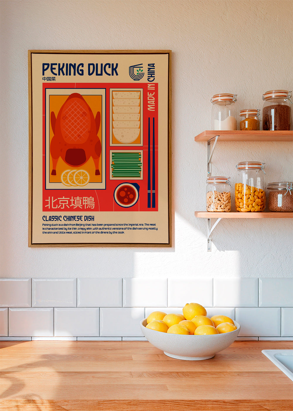 Peking Duck Japanese Food Print - Retrodrome  