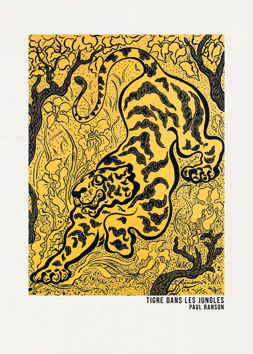 Tigre Dans Les Jungles Poster - Paul Ranson 
