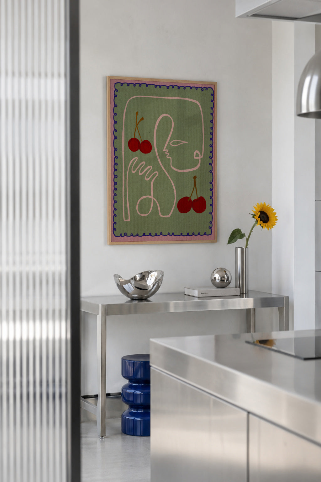 Fruit fiesta 5 - Framed poster in an interior