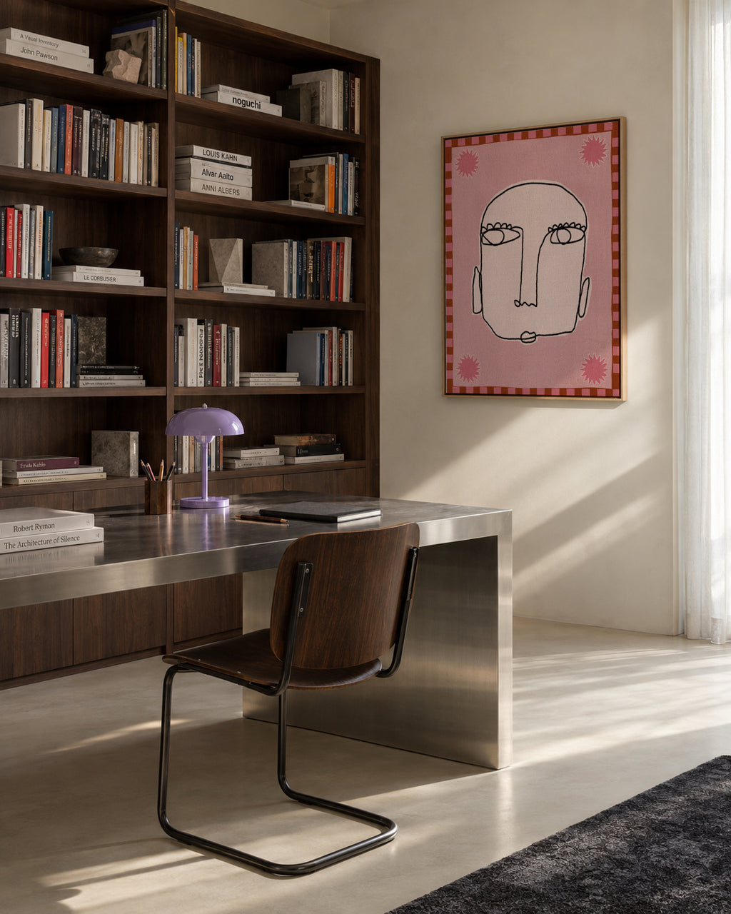Under the sun 1 - Framed canvas in an interior