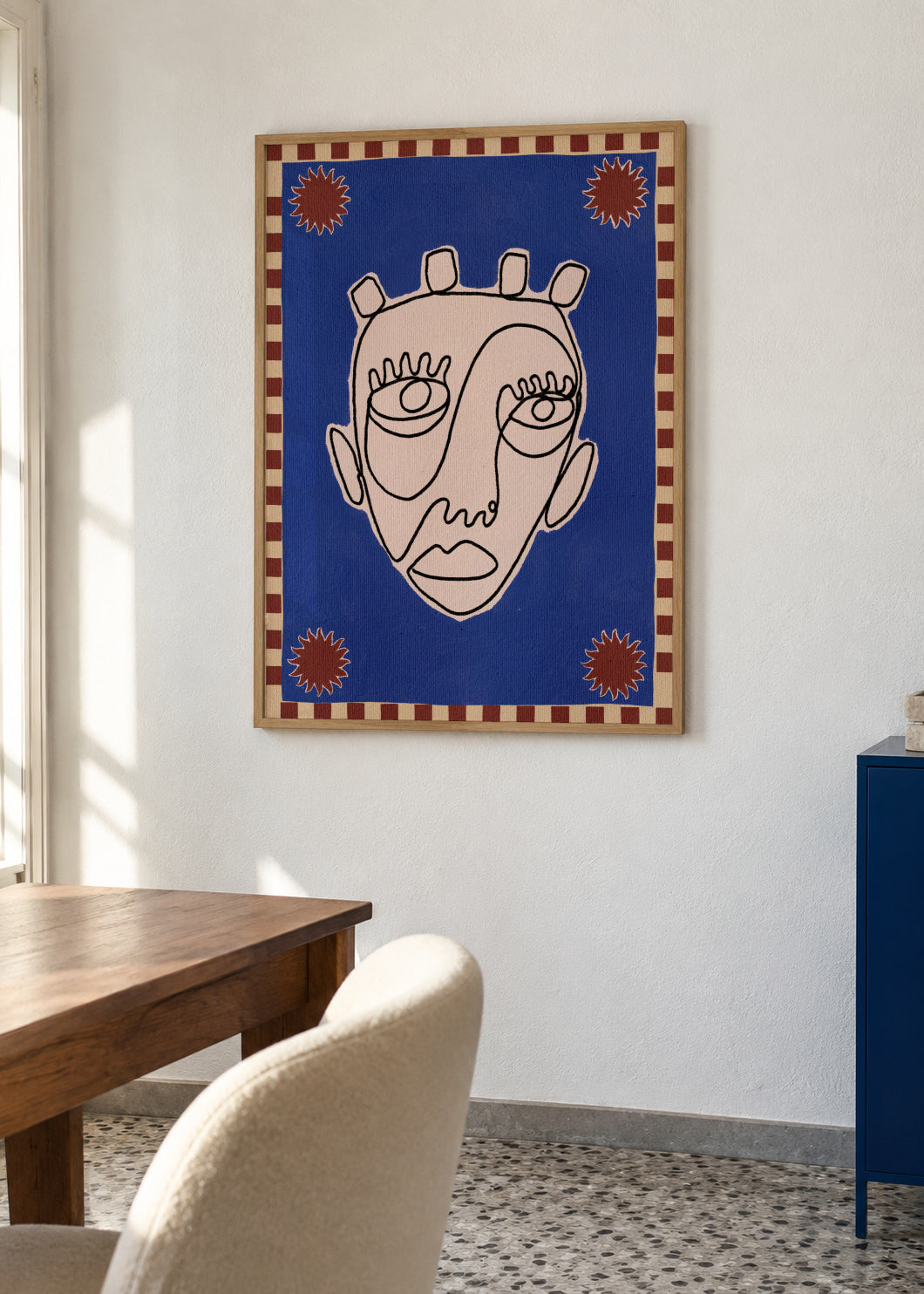 Under the sun 4 - Framed poster in an interior