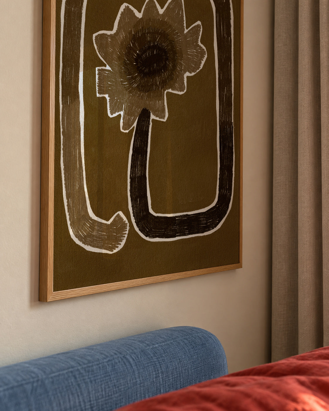 Delicate Bloom 1 - Framed poster detail