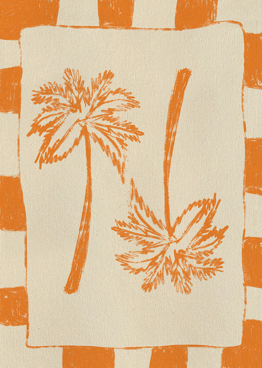 Illustrazione Palm paradise – Orange