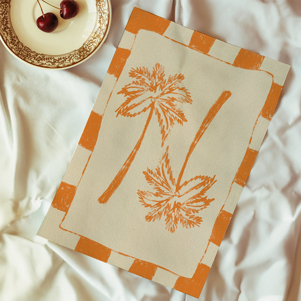 Illustrazione Palm paradise – Orange