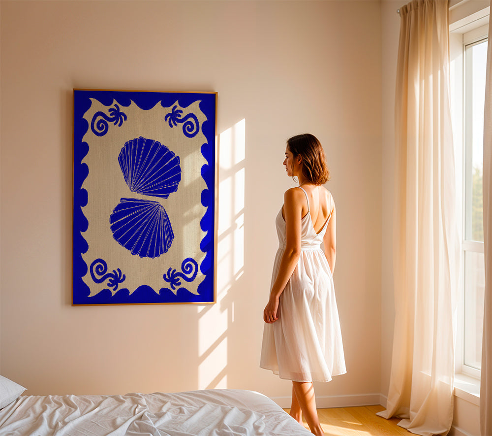 Illustrazione Blue Seashell Stories