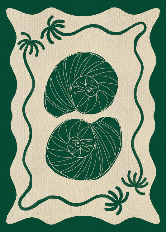 Illustrazione Green Seashell Stories