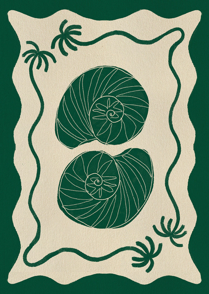 Illustrazione Green Seashell Stories