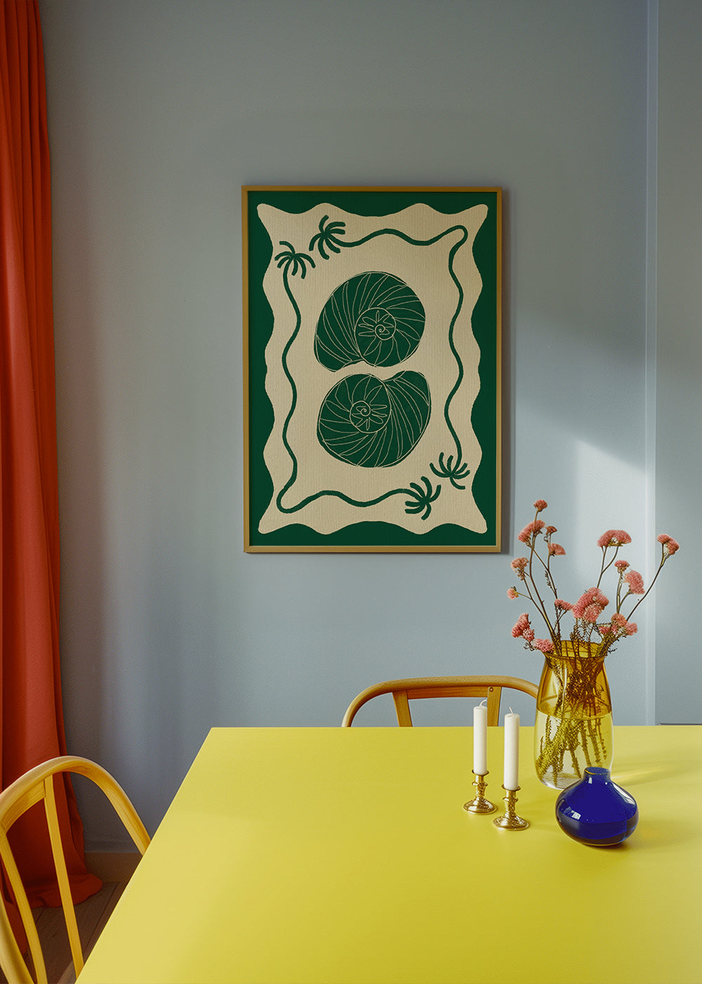 Illustrazione Green Seashell Stories