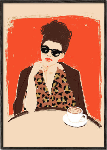 Illustrazione At the Café