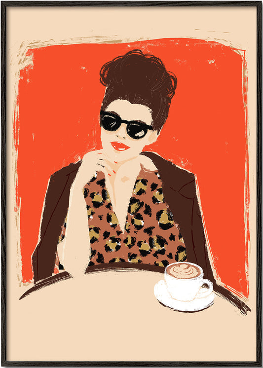 Illustrazione At the Café