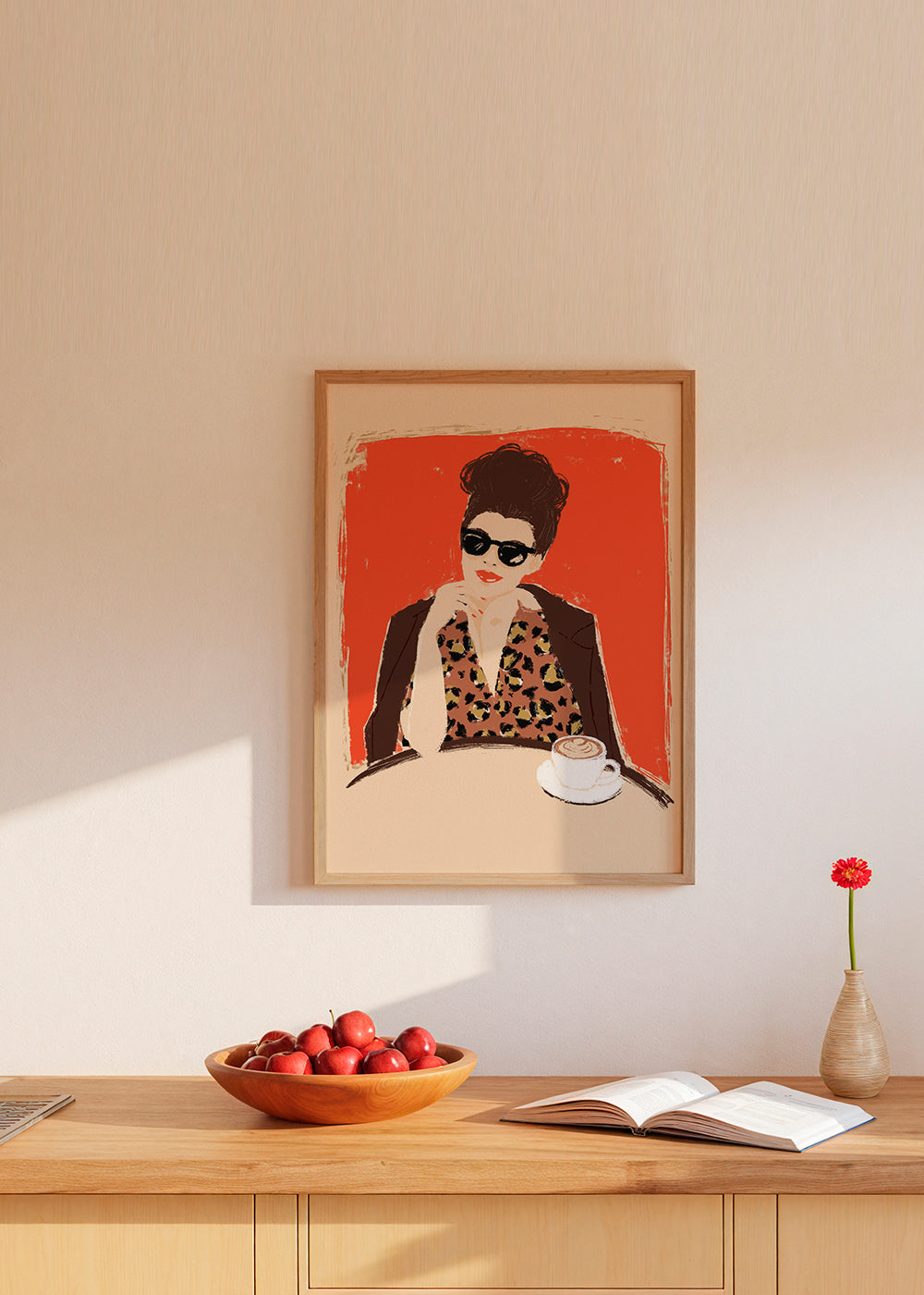 Illustrazione At the Café