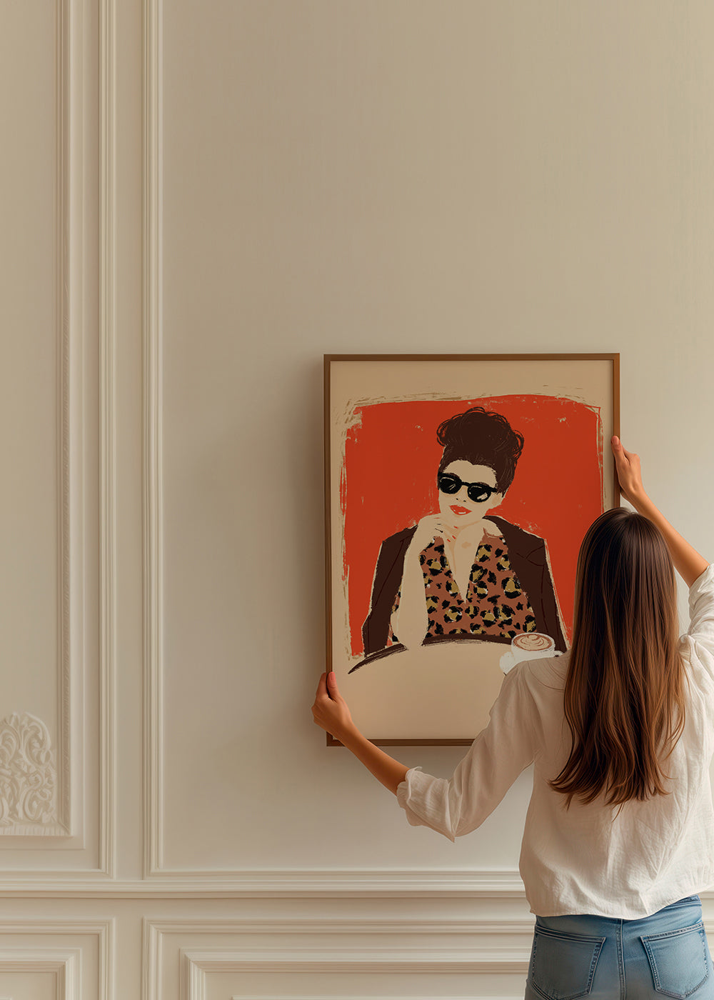 Illustrazione At the Café