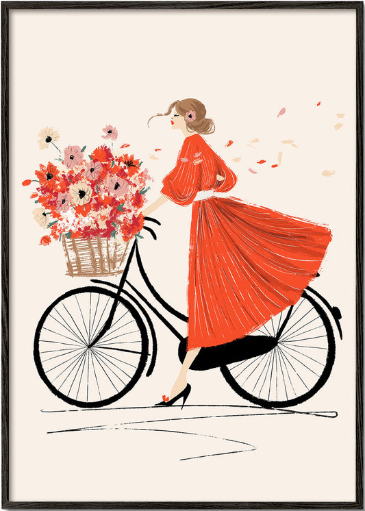 Illustrazione À bicyclette
