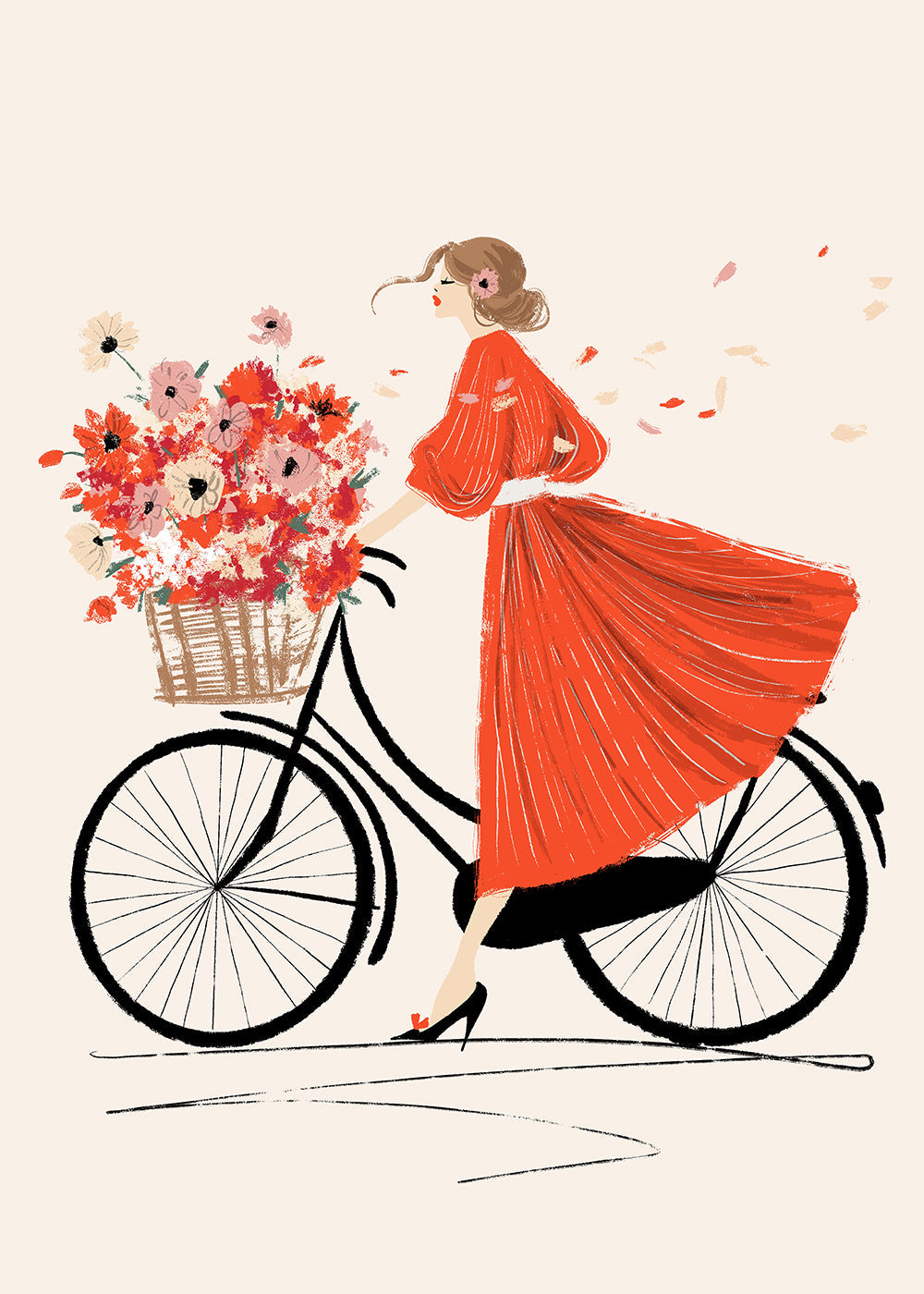 Illustrazione À bicyclette