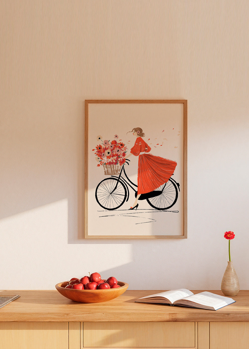 Illustrazione À bicyclette