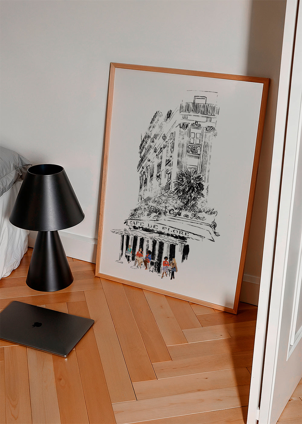 Illustrazione Café de Flore Paris