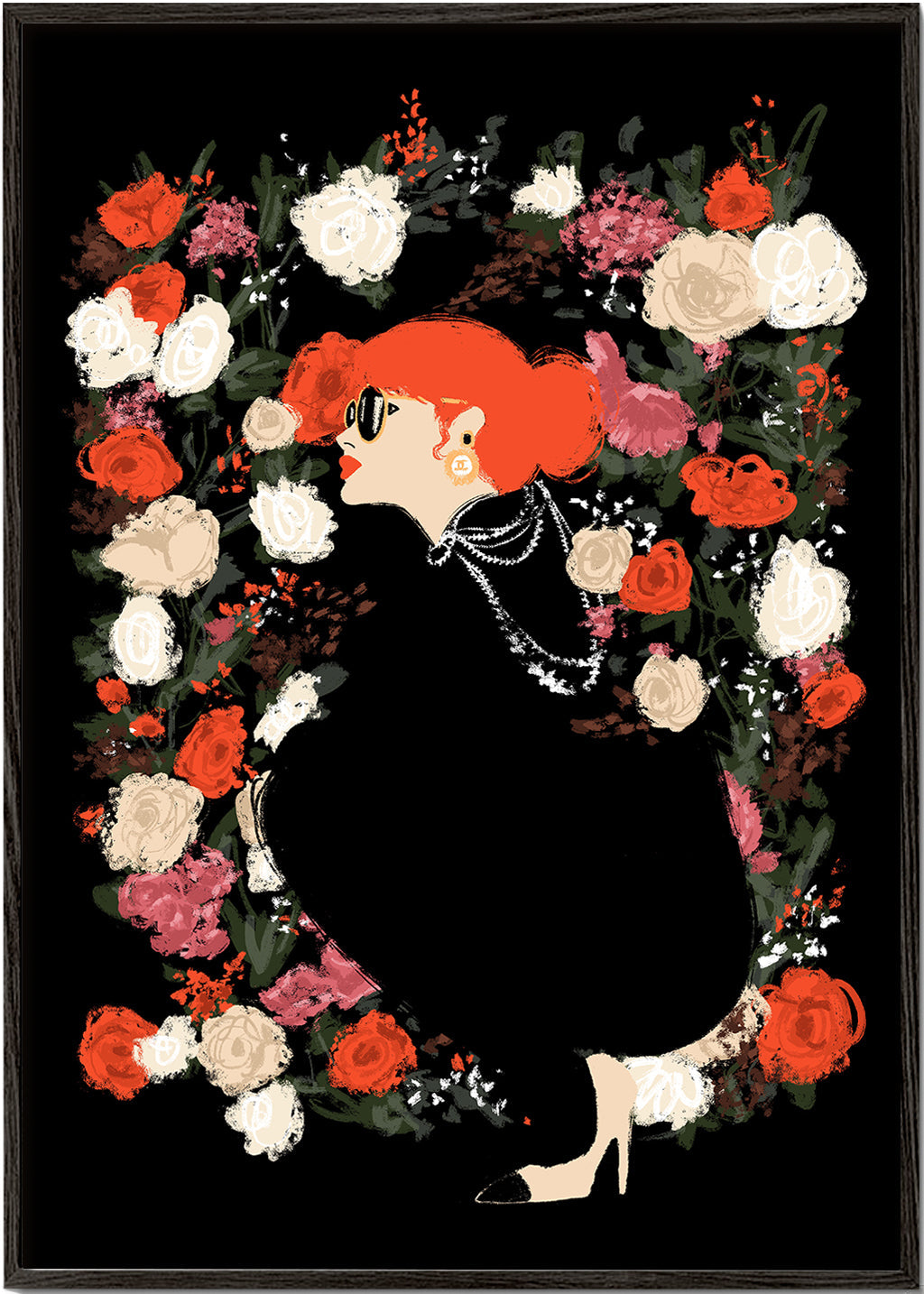 Illustrazione Floral Frame