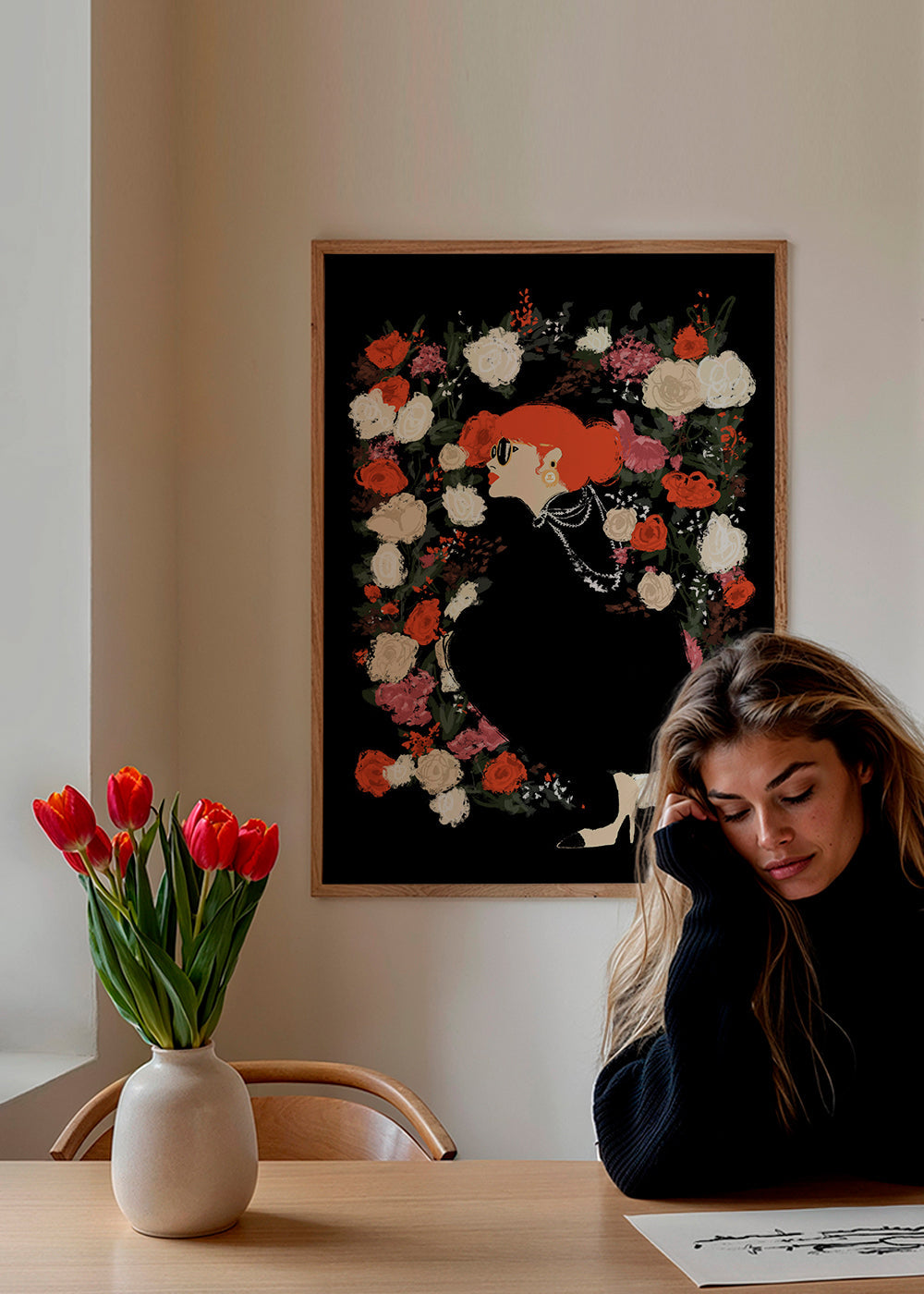 Illustrazione Floral Frame