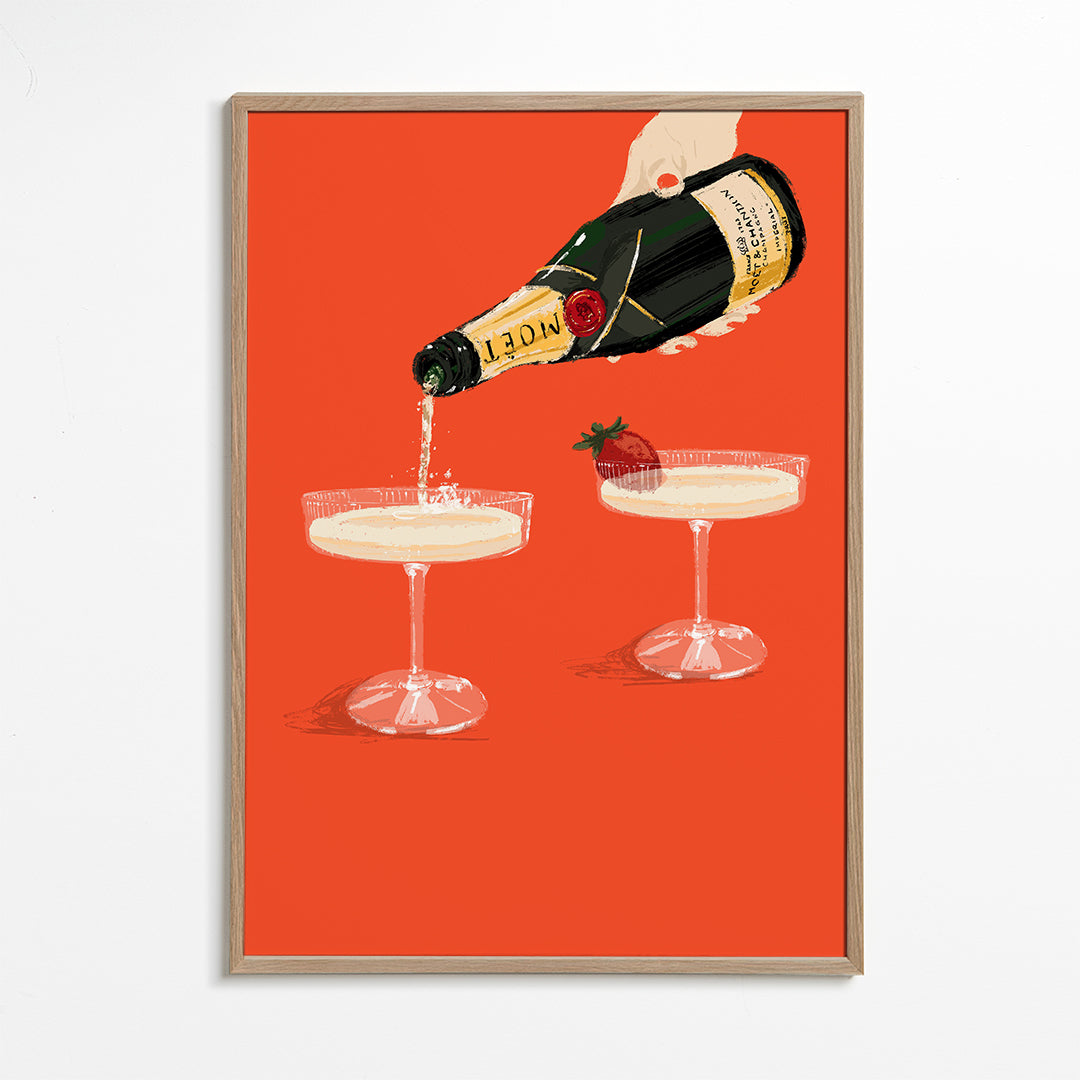 Ilustración Champagne !_wf