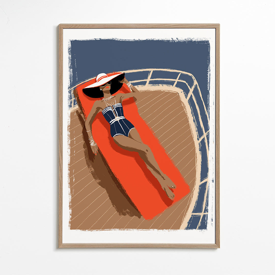 Ilustración On the yacht_wf