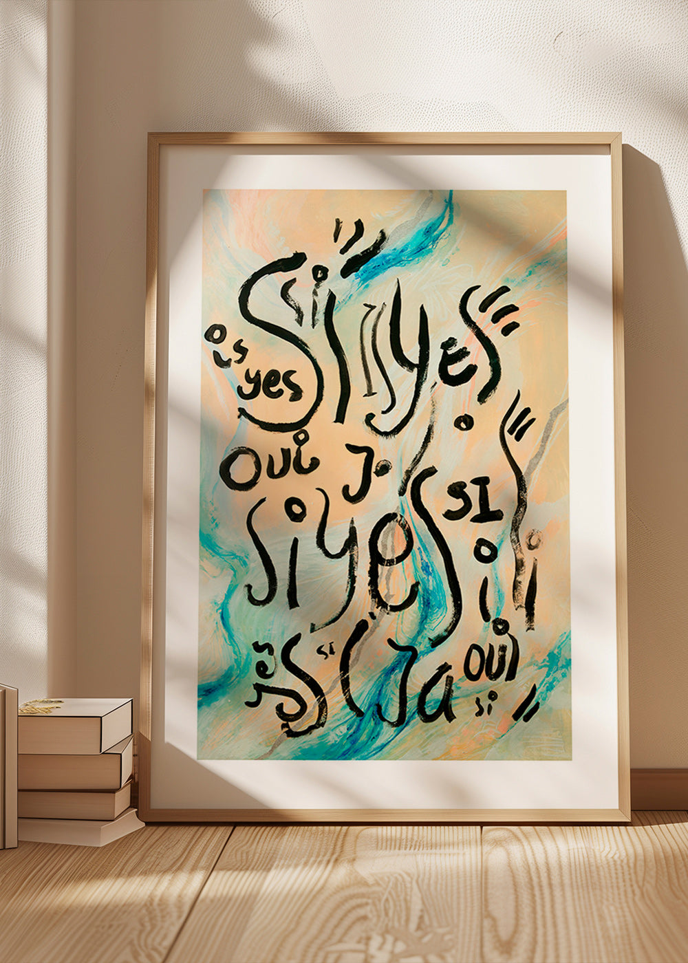 Ilustración tipográfica con gestos acuarelados – Product1