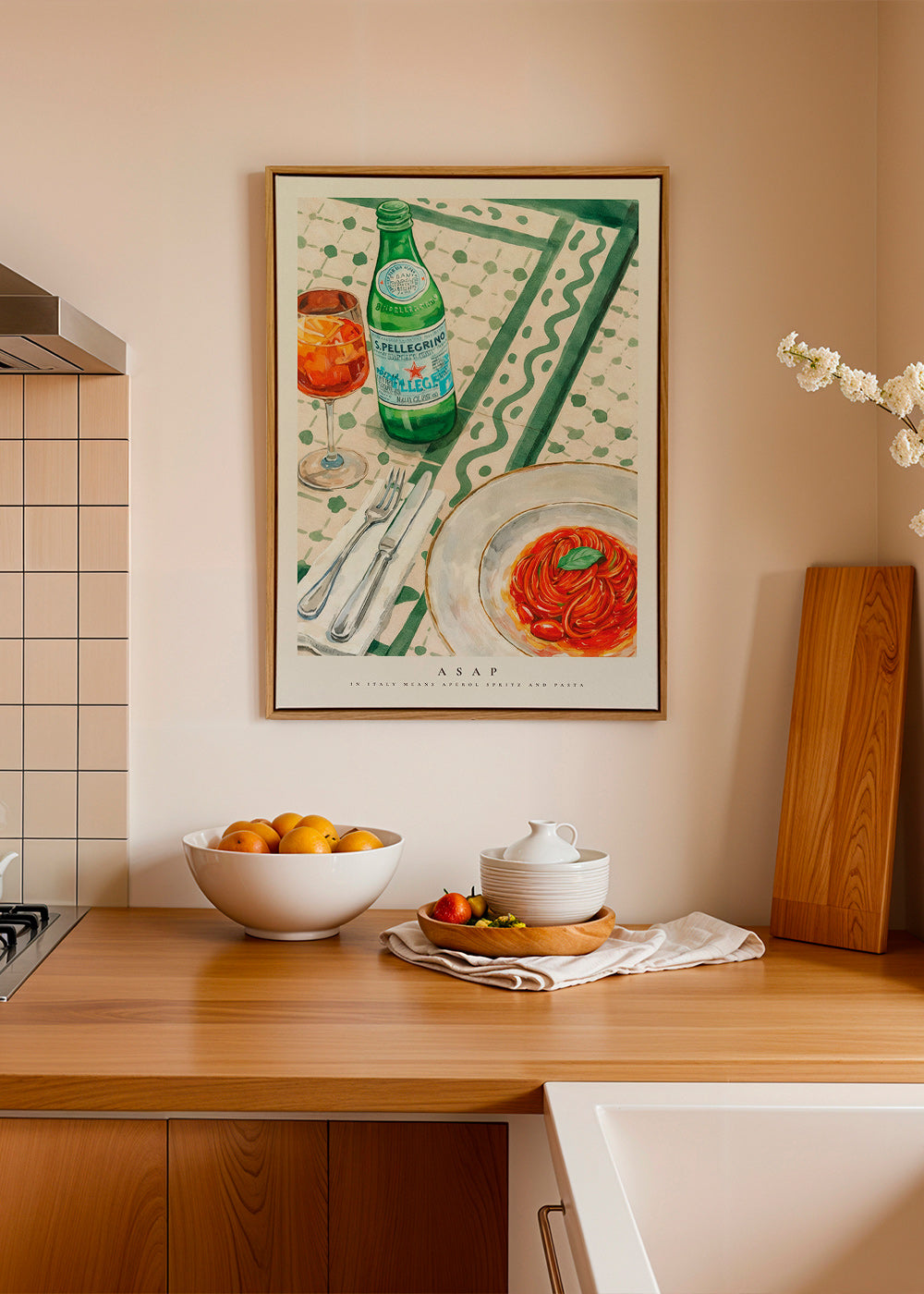 Arte da cucina Aperol Spritz e pasta
