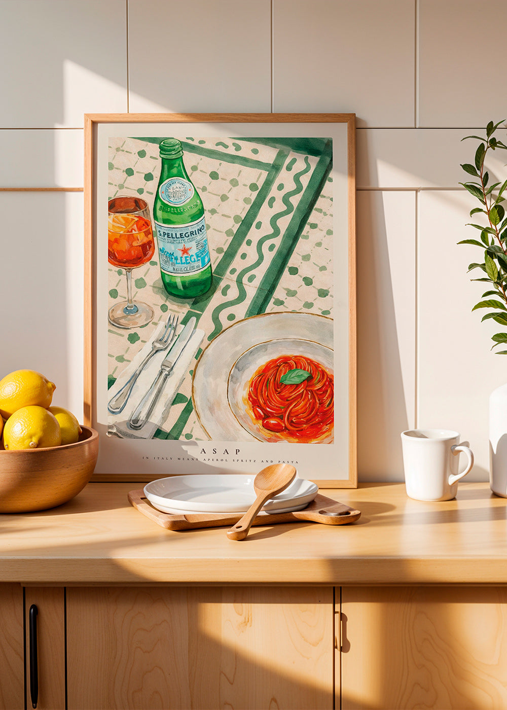 Arte da cucina Aperol Spritz e pasta