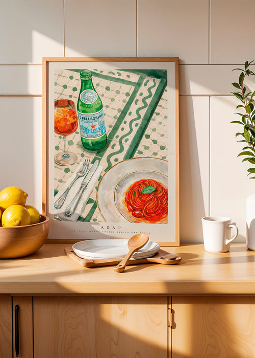Arte da cucina Aperol Spritz e pasta