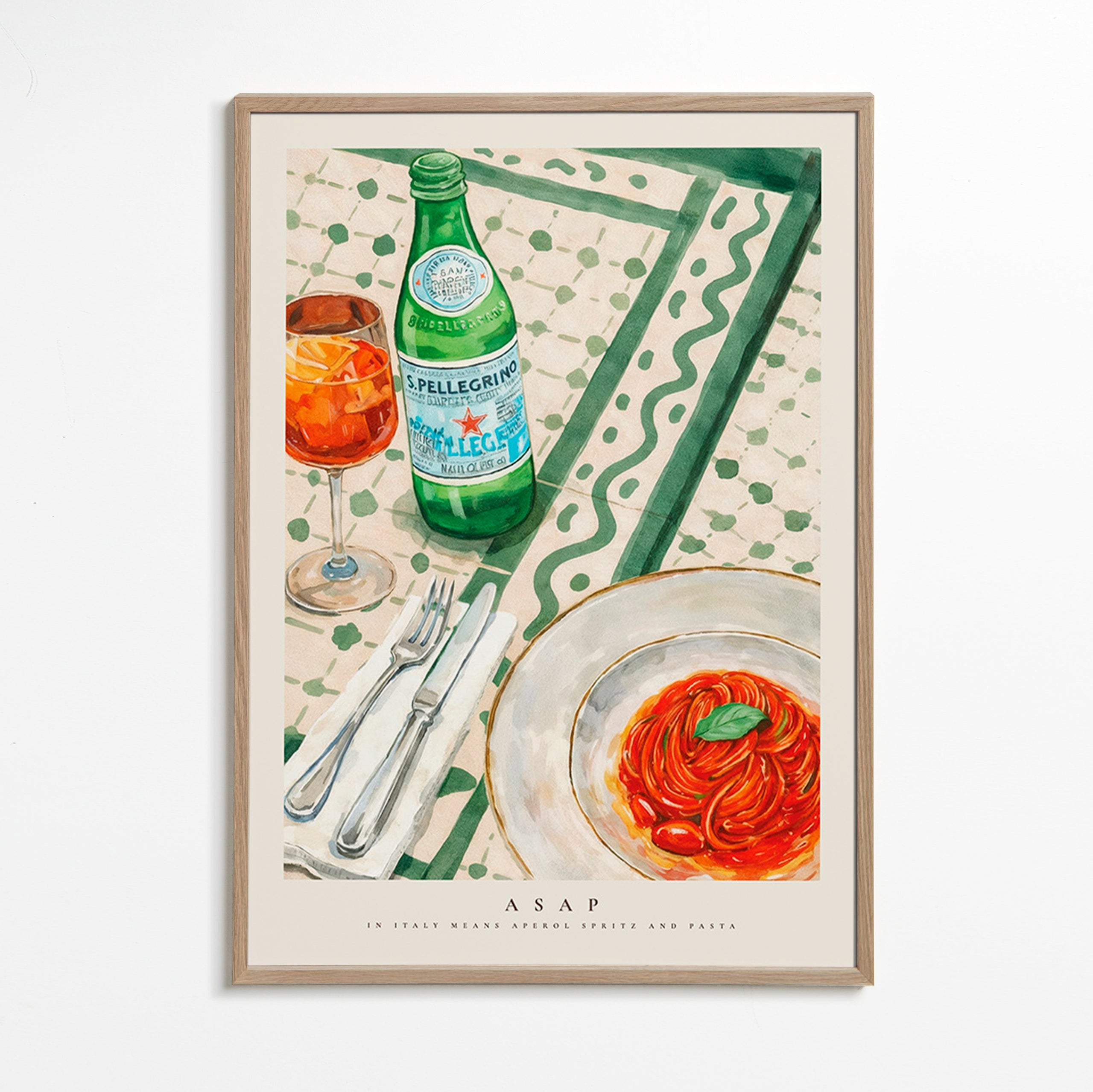 Arte da cucina Aperol Spritz e pasta