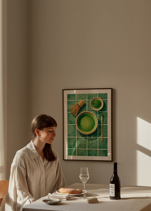 Arte para cucina: Matcha e utensili
