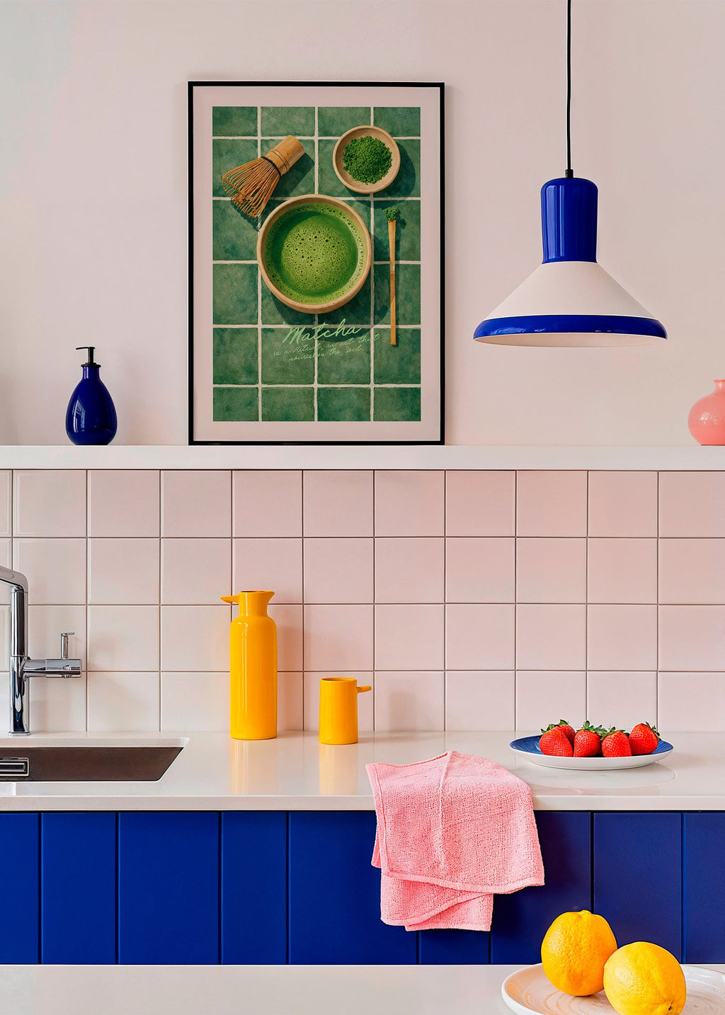 Arte para cucina: Matcha e utensili