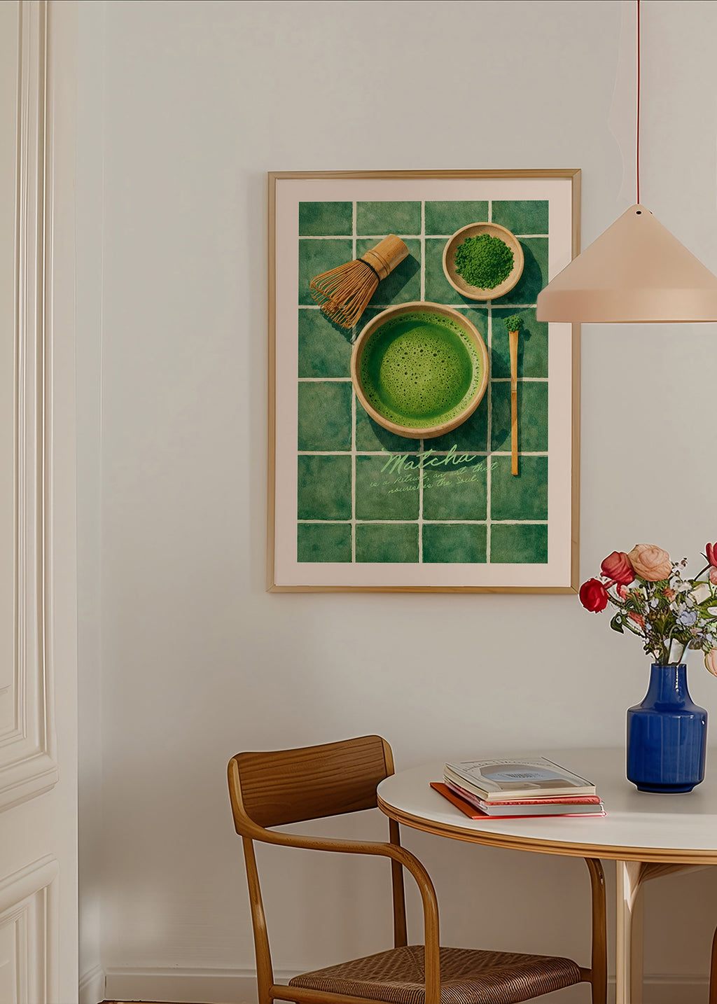 Arte para cucina: Matcha e utensili