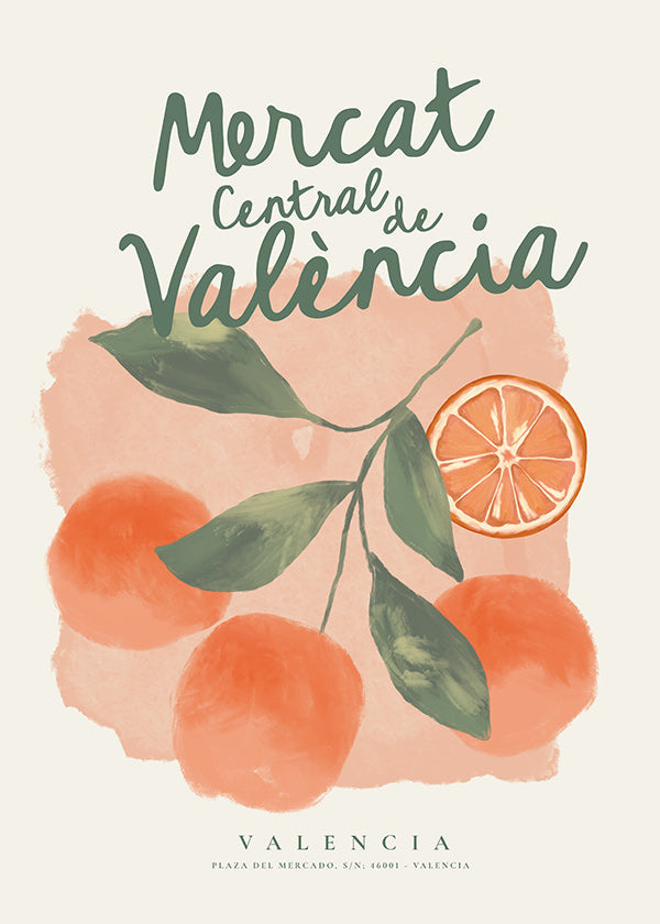 Arte da cucina Mercat Central con arance