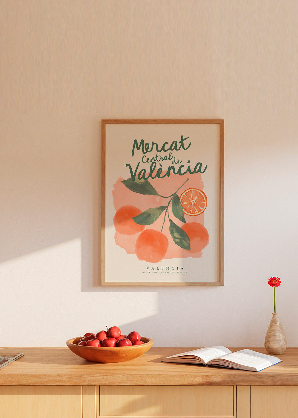 Arte da cucina Mercat Central con arance