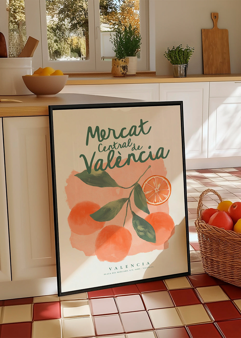 Arte da cucina Mercat Central con arance