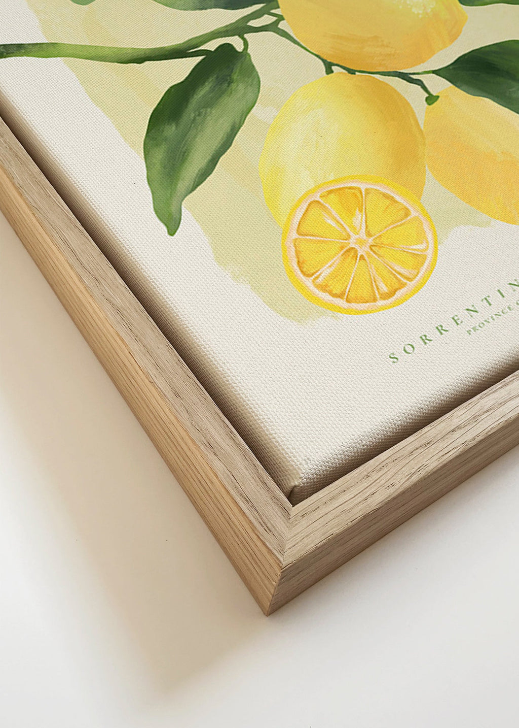 Stampa botanica Amalfi limoni