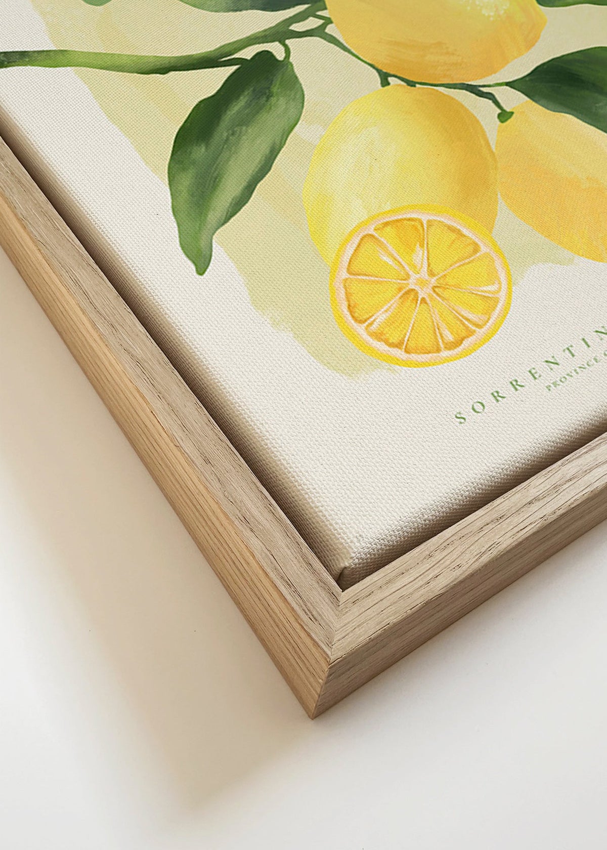 Stampa botanica Amalfi limoni