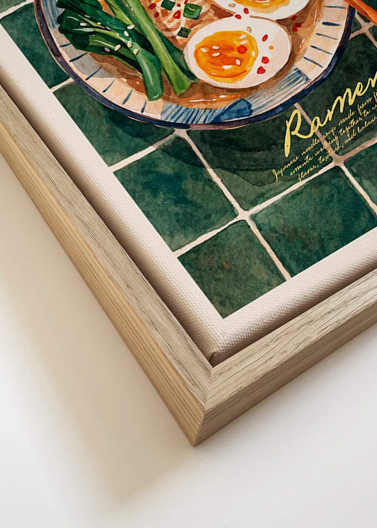 Arte da cucina Ramen ad acquerello