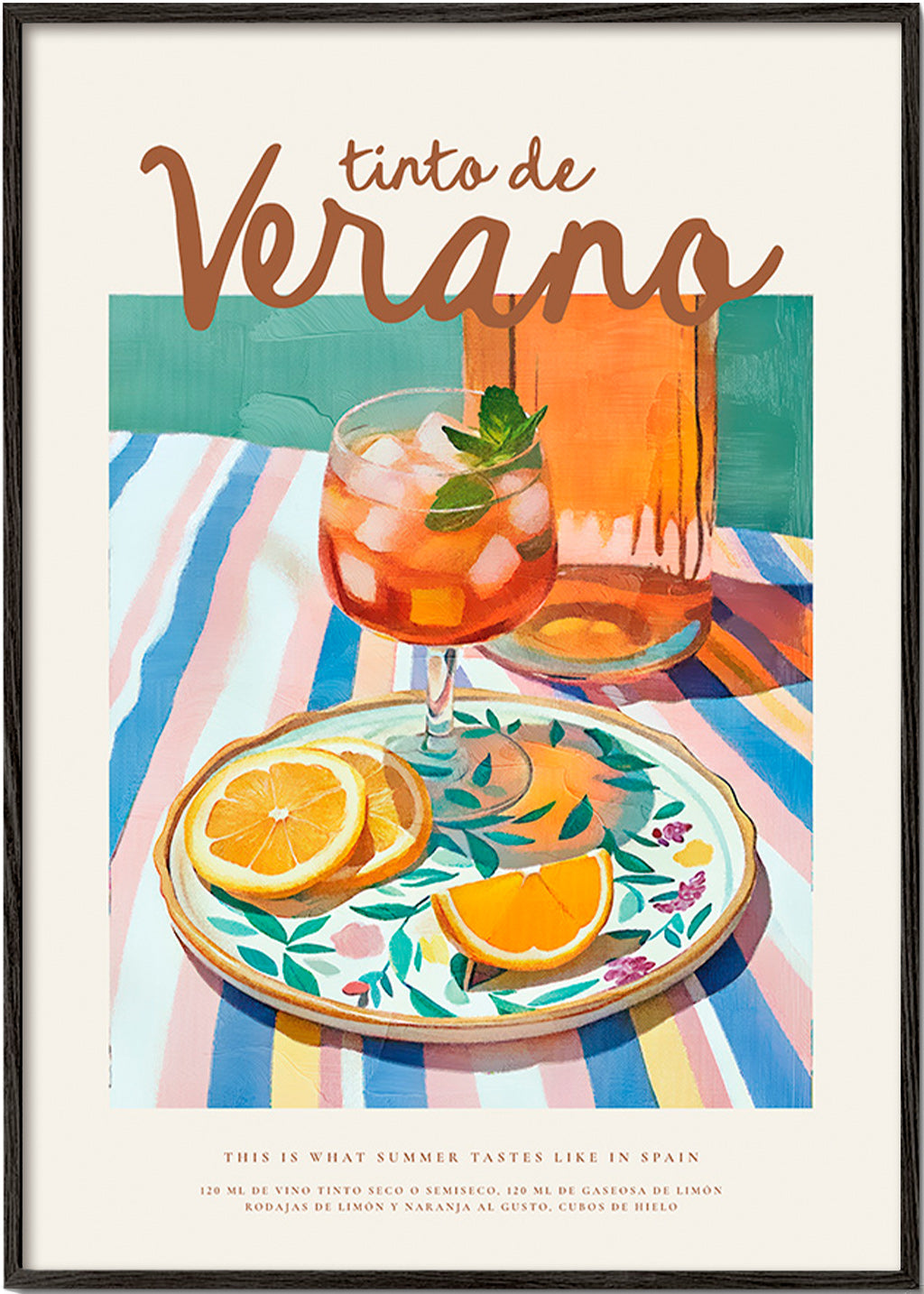 Arte da cucina: tinto estivo e agrumi