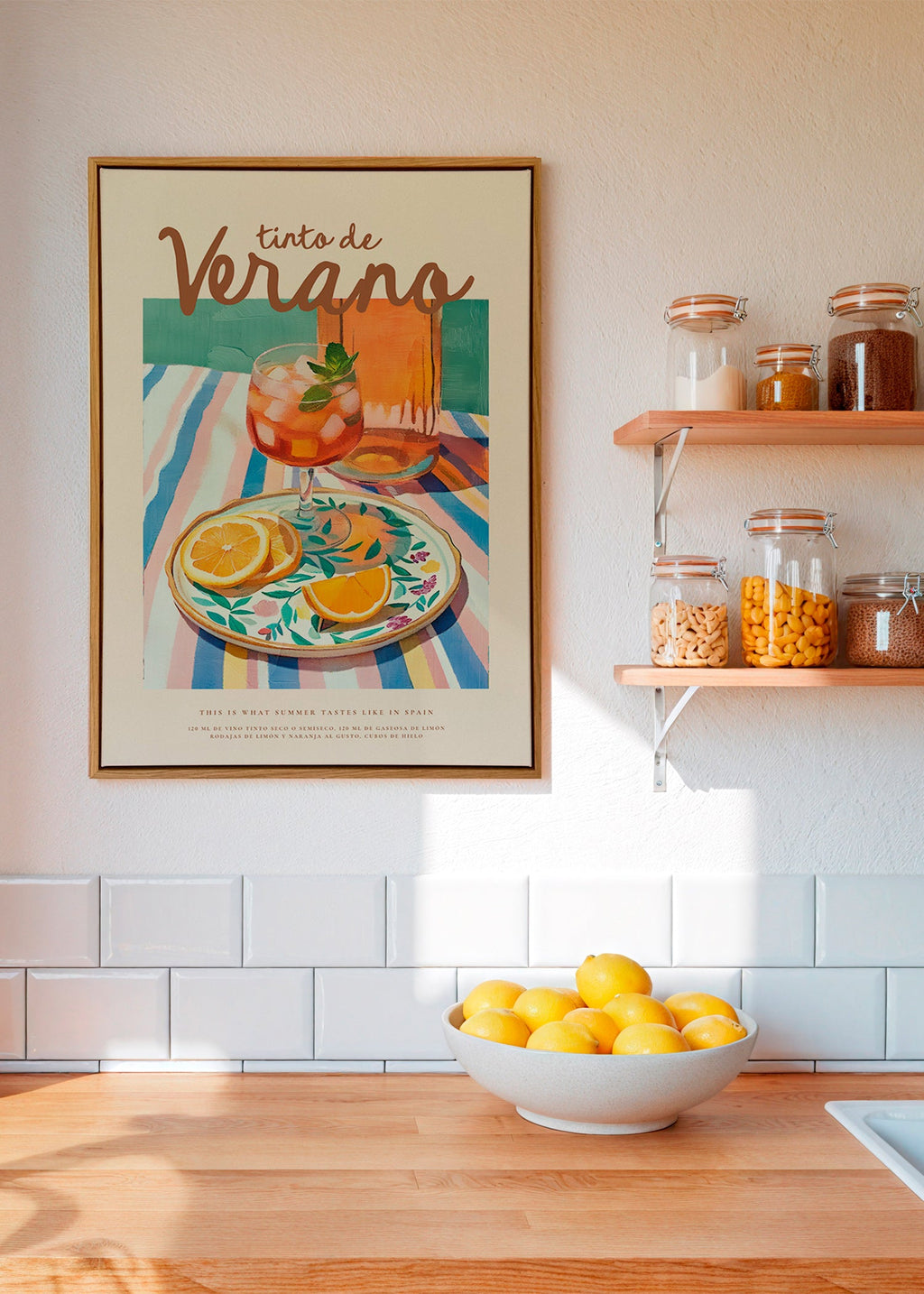 Arte da cucina: tinto estivo e agrumi