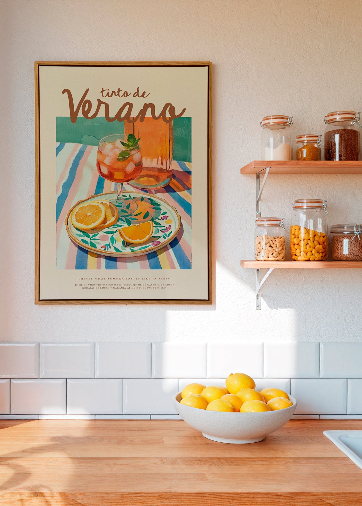 Arte da cucina: tinto estivo e agrumi