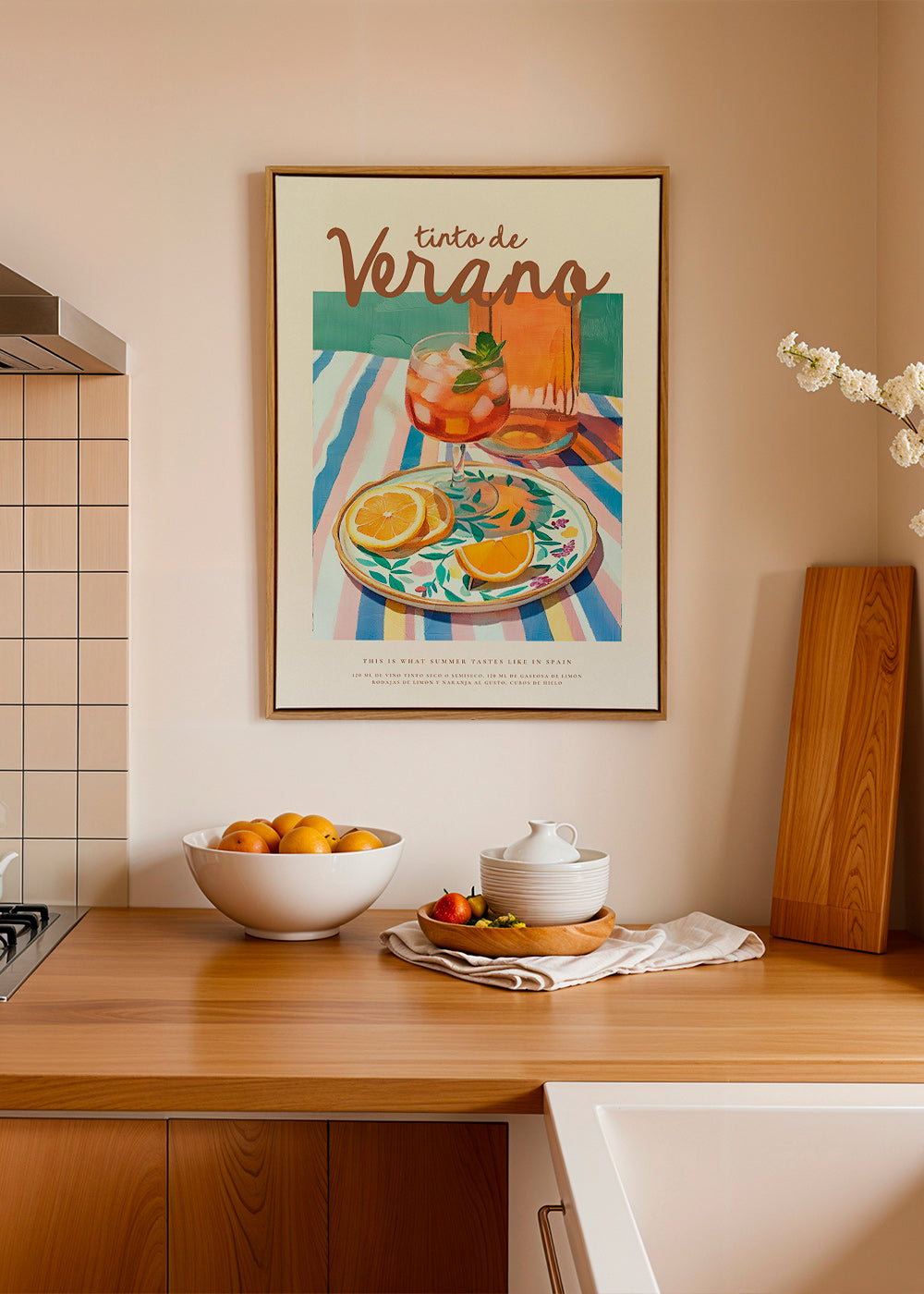 Arte da cucina: tinto estivo e agrumi