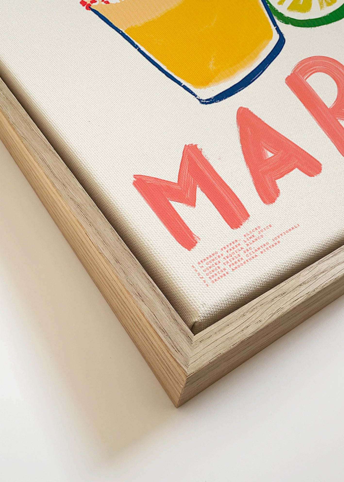 Arte da cucina con margarita illustrata