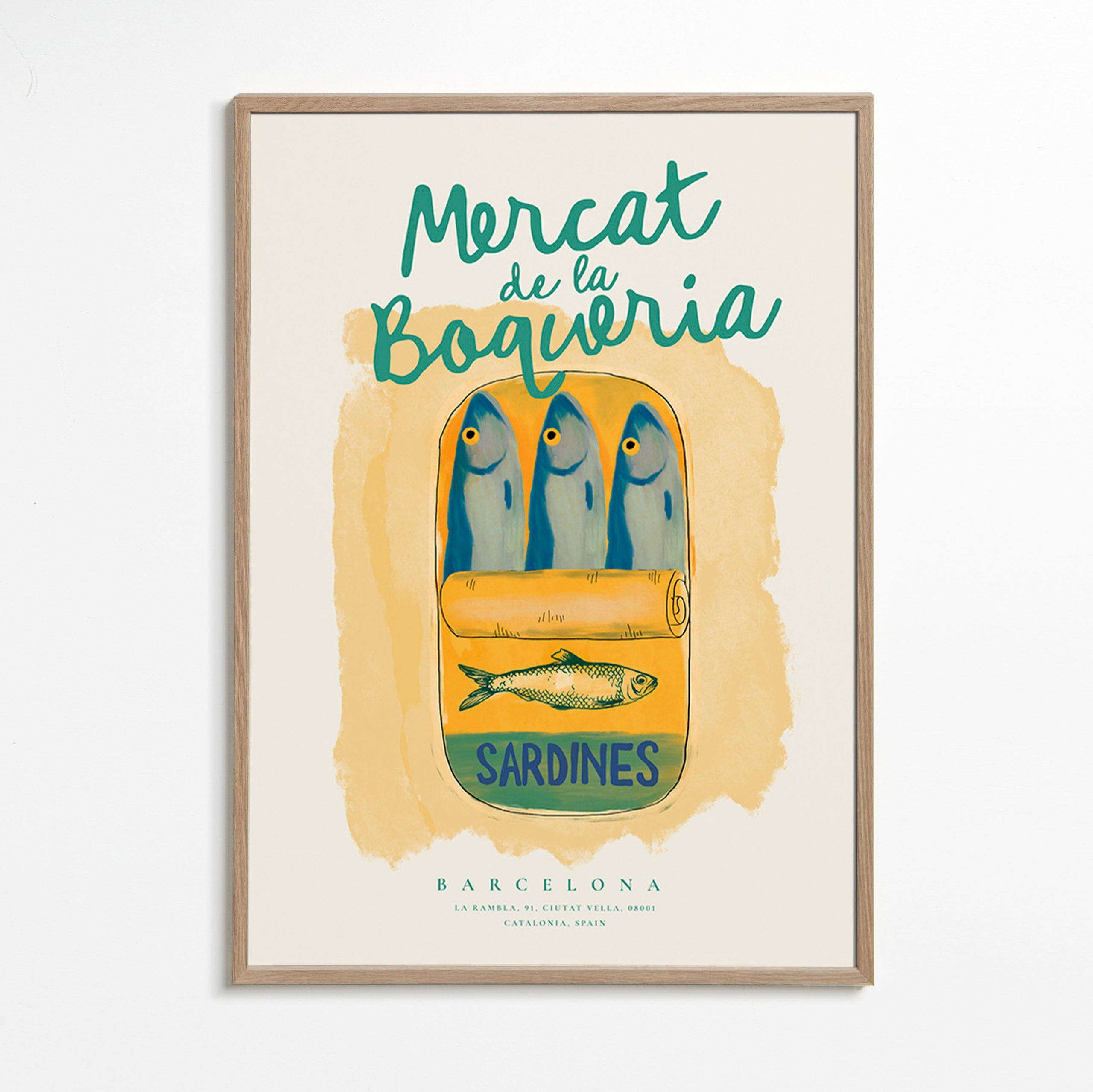 Arte da cucina Mercat de la Boqueria - sardine in scatola