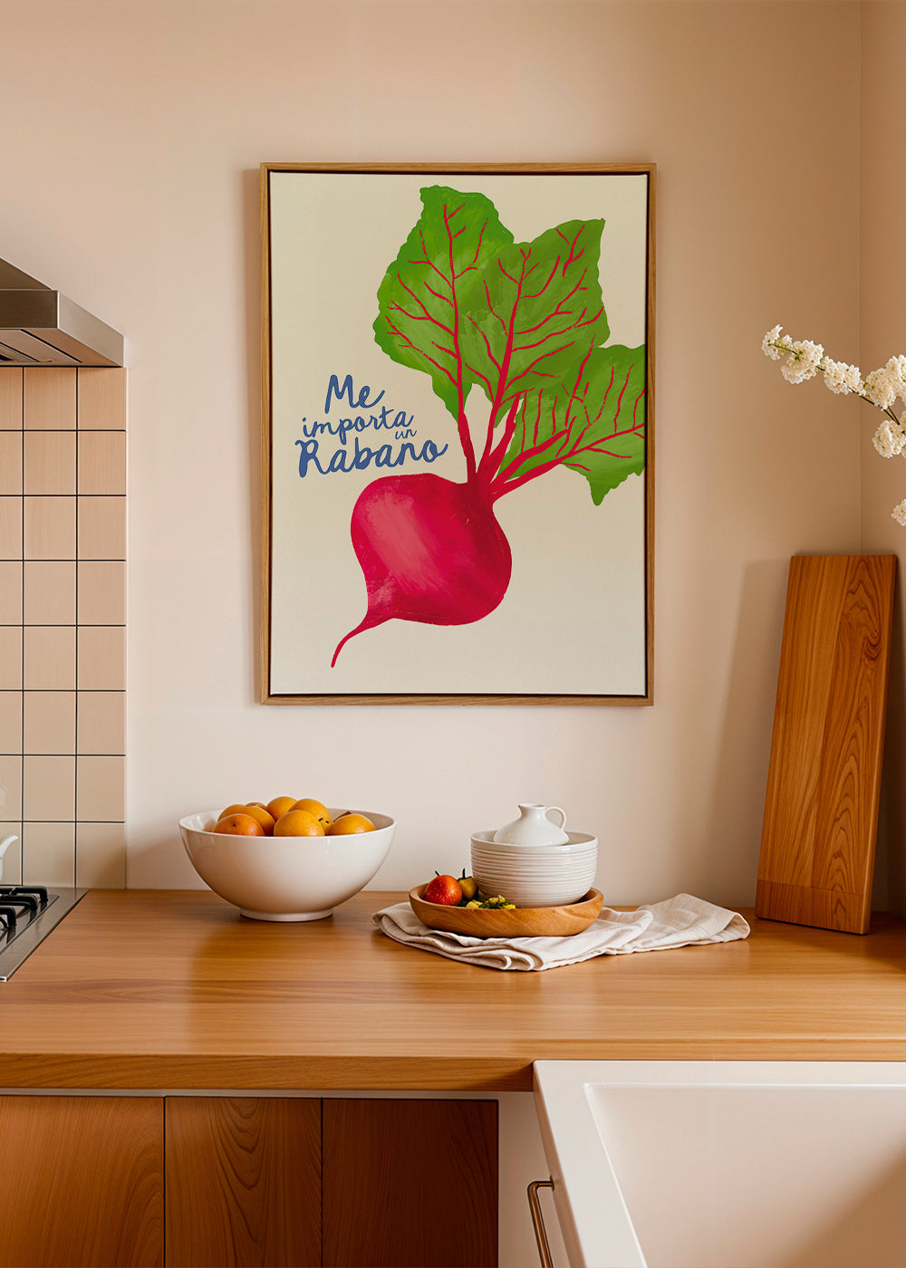 Arte da cucina ravanello illustrato